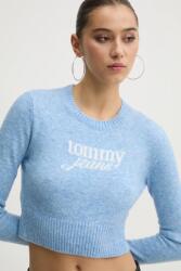 Tommy Hilfiger gyapjúkeverék pulóver - kék XXS