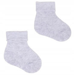  Yoclub pamut zokni 3-6 hó - v. szürke