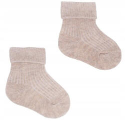  Yoclub pamut zokni 3-6 hó - drapp