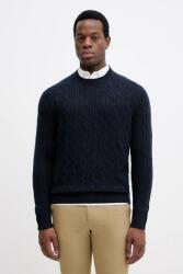 HUGO BOSS pulóver kasmír keverékből könnyű, sötétkék, 50549975 - sötétkék XL