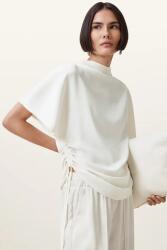 AllSaints felső LESLIE fehér, sima, W024PD - fehér 38