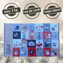 AdventiKalendárium Szaloncukor adventi kalendárium 2 kg (bézs)