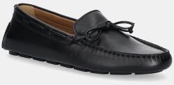 BOSS bőr mokaszin Roxanne - fekete Női 39