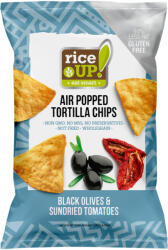  Rice Up Rice Up tortilla chips fekete olivabogyó és paradicsom ízű 60 g