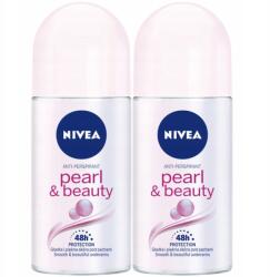 Nivea Pearl & Beauty női izzadásgátló golyós dezodor 48H 2x50ml (5905930225880)