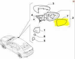 Fiat OE Külső visszapillantó tükör Fiat Tipo Bal Org - allegro - 14 275 Ft