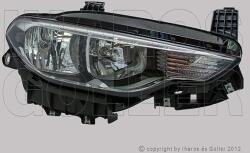Fiat Tipo 2015- - Fényszóró H7/H15 jobb (motorral) MM