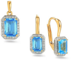 Heratis Forever Gyémántokkal kirakott arany topáz Skye IZBR895YS