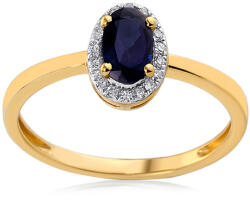 Heratis Forever Arany gyémánt gyűrű zafírral 0, 070 ct IZBR185