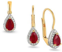 Heratis Forever Briliáns készlet rubinokkal 0, 180 ct IZBR100RS