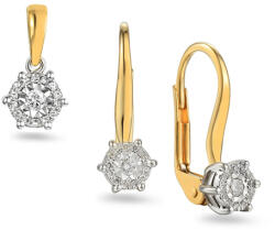 Heratis Forever Briliáns szett kombinált aranyból 0, 220 ct IZBR040SHR