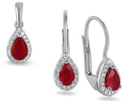 Heratis Forever Briliáns készlet rubinokkal 0, 180 ct IZBR100ARS