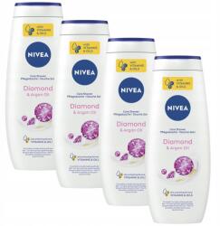 Nivea Zuhanyzselé Nivea Női Diamond Argan Oil Argánolaj 4x500ml (4x 80765 dla kobiet)