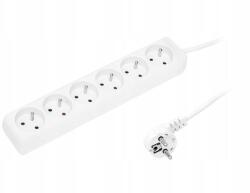 Gardena Hálózati hosszabbító pr-670p 6-aljzat földelt 1, 5m fehér 3x1, 5mm