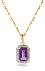 Heratis Forever Ametiszt medál 1, 06 ct gyémántokkal Skye IZBR895AMP