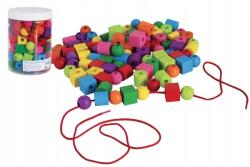 DETOA Maxipearls fa színű zsinórral 92 db műanyag dobozban (8593547110490)