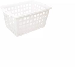 Moser Coș de rufe din plastic, alb, înălțime: 405 mm, lungime: 800 mm, lățime: 520 mm