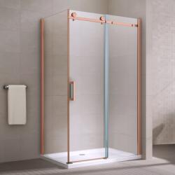 Water Fun Milano || Duo Rose Gold zuhanykabin 90x90, 195cm, 8mm, NANO (ZRD-9002) - zuhanykabinpont