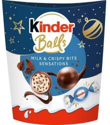 Kinder Balls Tejes Krémmel Töltött Golyók Ropogós Kakaós Darabkákkal 90g