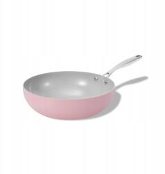  Vital wok serpenyő tapadásmentes kerámia felülettel 26 cm Rózsaszín