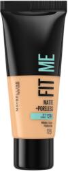 Maybelline New York Fit Me! Pórusösszehúzó és Mattító Alapozó Normál és Zsíros Bőrre (30ml) 128 Warm Nude