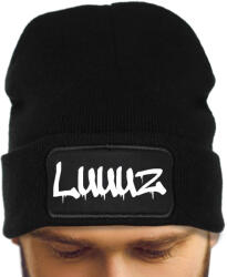 Férfi Téli Sapka Fekete Őszi Tél Vicces Divatos Nyomtatás Luuuz (Czapka Zimowa Luuuz Czarna)