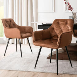 Rozsdabarna Színű Bársony Étkezőszék. MODESTO (ME-ME-MODESTO-RD-CZ-V-K)