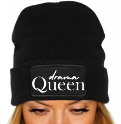  Téli sapka Női Fekete Ősz Tél Vicces Divatos Nyomtatott Dráma Queen (Czapka Czarna Zimowa Damska Nadruk)