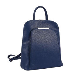  Vivien valódi bőr női hátizsák kék elegáns nagyméretű (na-1219-blue)