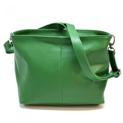 Made In Italia Panni valódi bőr női táska zöld színben 29 x 21x 14 cm (na-88-green)
