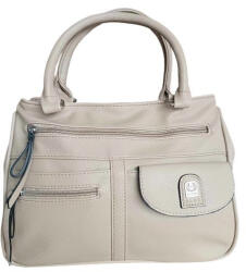 Firenze Drapp női kézitáska és válltáska sokzsebes eco bőr (le-1733-drapp)