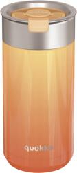 QUOKKA Rozsdamentes acél termosz bögre szűrővel Boost Apricot Orange 400 ml (8412497400812)