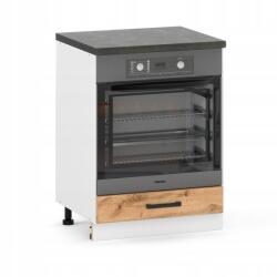 ULWE Beépíthető Sütőszekrény, sütő 60CM Wotan Tölgy Melléképület Polc Modul (T-SDP 60 B/DL)