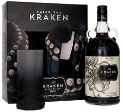 Kraken Black Spiced Rum 1l 40% DD + Pohár