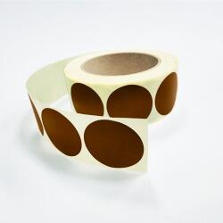 Print&Stick Színes jelölőkorong 40mm barna