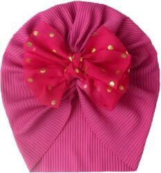 HARAHU JO-38207 turbán sapka gyerekeknek - Rózsaszín KP38207