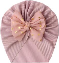HARAHU JO-38205 turbán sapka gyerekeknek - VilágosRózsaszín KP38205