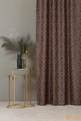  (4 szín) LUCAS jacquard szövésű dekor függöny - Rozsda - 340cm