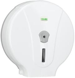 Vialli Maxi toalettpapír adagoló ABS műanyag, fehér, 8db/karton