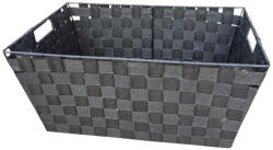  Tárolókosár fekete XL 45 x 30 x 20 cm (Kosz do przechowywania czarny)