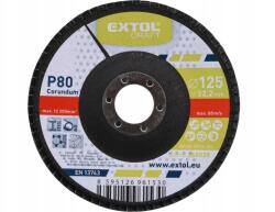 Extol Lemondva! A 8803474 termék helyettesíti a ferde korund lamellás csiszolókorongot, P80, O (mbl-260028)