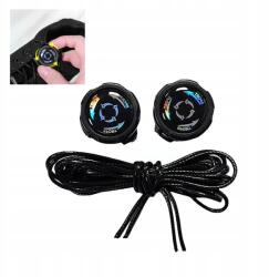  Önfeszítő, Forgó Cipőfűző Helyettesítő Sportcipőkhöz Fekete (261263)