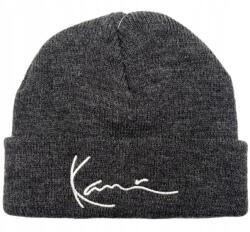 Karl Kani Kk Signature Fisherman Beanie Charcoal Unisex Téli Sapka r. OS (Egy méret) (7020157)