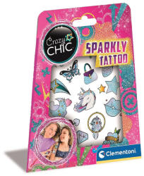  Crazy Chic Sparkly csillámos tetoválás Clementoni