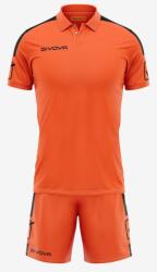 Givova KIT PLAY dressz fluo narancs-fekete M