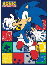  Sonic a sündisznó Blue Blur polár takaró 100x140cm