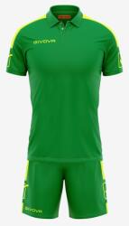 Givova KIT PLAY dressz zöld-fluo sárga XL