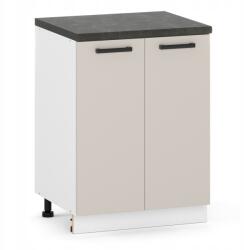 ULWE Konyhaszekrény Álló 2D Alsó 60cm Kasmír Beépíthető Könyvespolc Melléklet Szett (E-SD 60 2D B/K)