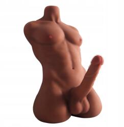 Mufanxing Nagy törzsű és ultrarealisztikus férfi elektronikus bőrbaba pénisszel (CL001)