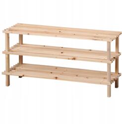 KESPER Cipőszekrény három polccal, 77 x 40 x 26 cm, világos Kesper 69723 (69723)